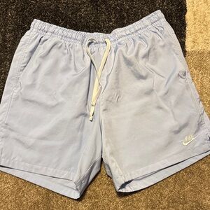 Nike Light Blue Above the Knee Shorts